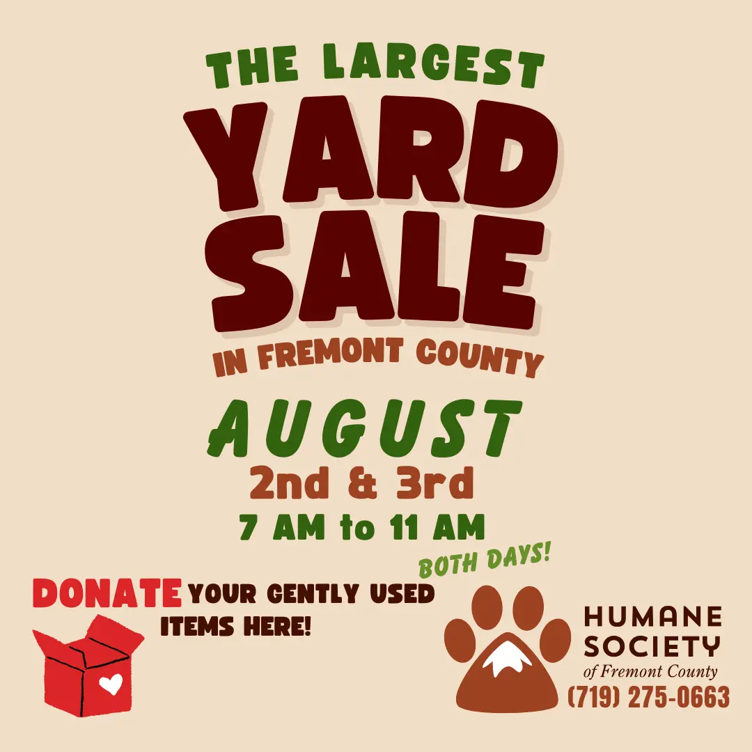 Yard Sale at the Humane Society of Fremont County